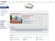 Tablet Screenshot of ideal.mhvillage.com