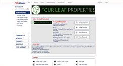 Desktop Screenshot of fourleafprop.mhvillage.com