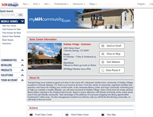 Tablet Screenshot of holidayvillage.mhvillage.com